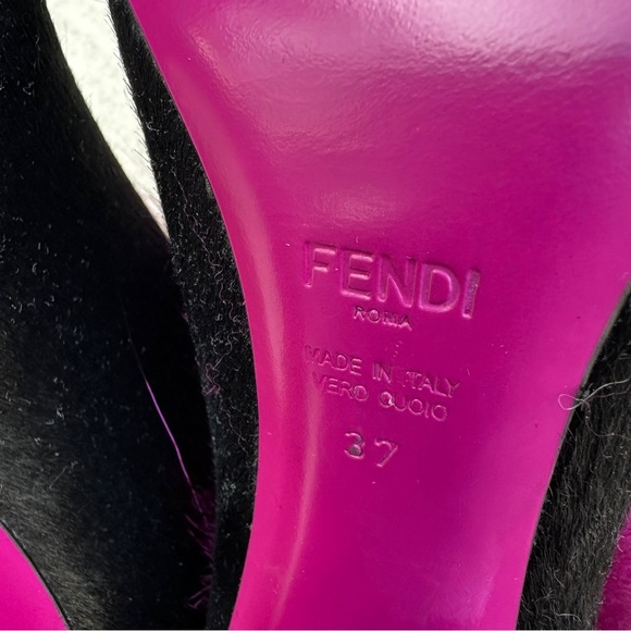 Fendi fox fur trim boots - Picture 9 of 14